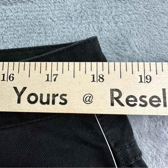 TALBOTS Denim Shorts Womens Size 18 Blk NWT High Waist 18.25 100%Cotton 5 Pocket - Picture 3 of 10